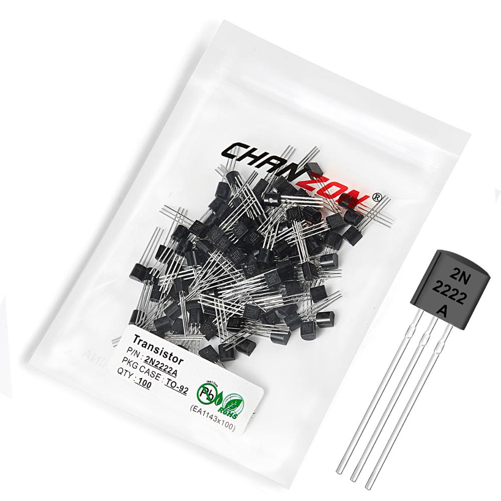 Diy Electronics Youtube - 100 Chiếc 2N2222A TO-92 NPN Transistor
