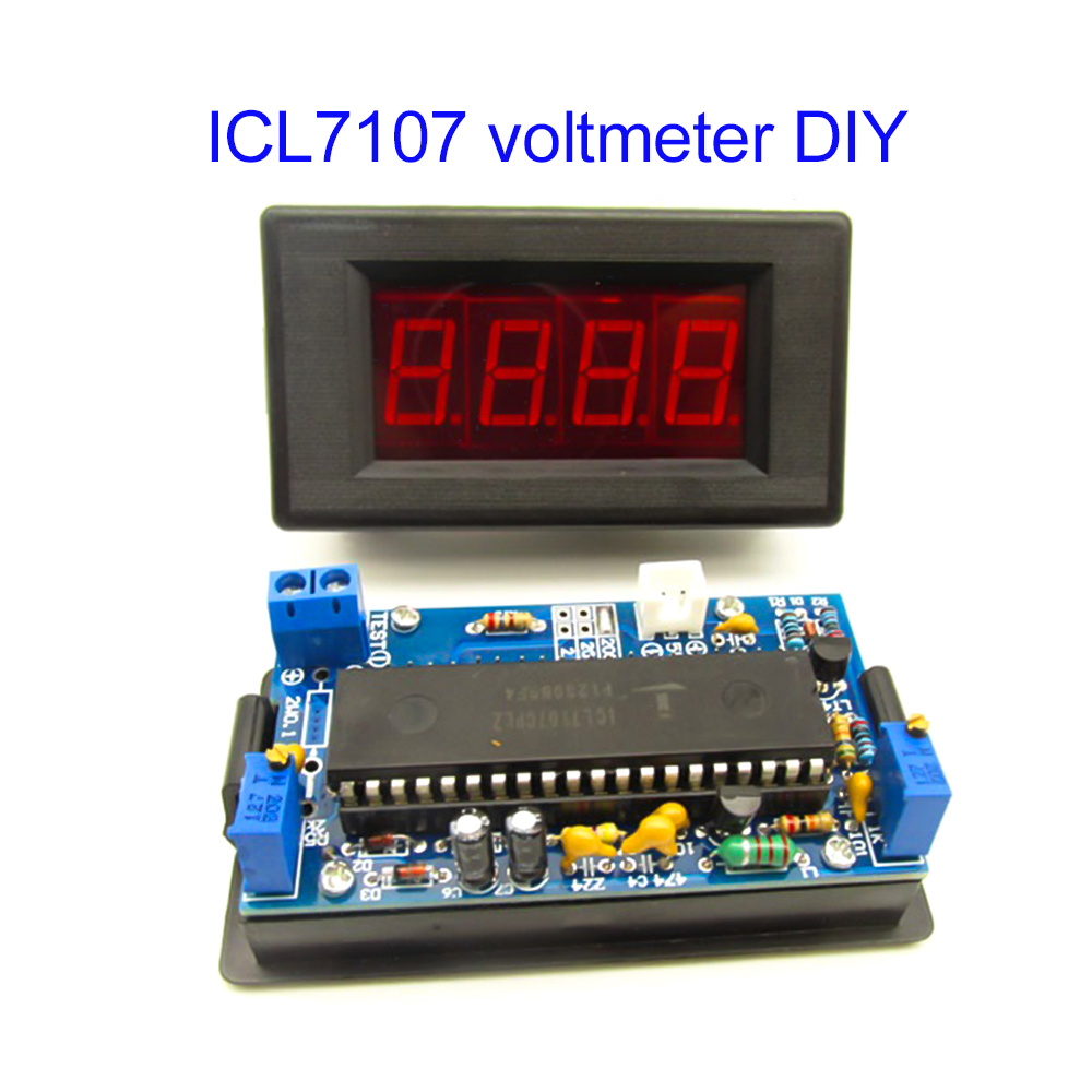 Diy Electronics Repair Kit - ICL7107 Voltmeter DIY Kit Parts DC