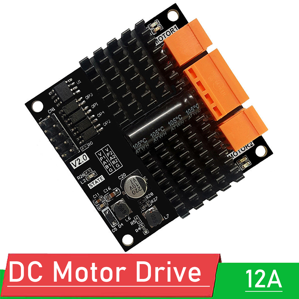 L298N Motor Driver - 12V 24V 12A Kênh Đôi DC