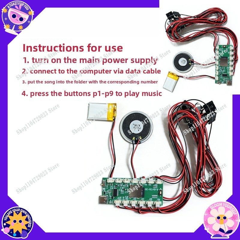 Diy Electronics To Sell - Manufacturer's hot-selling music wall module group