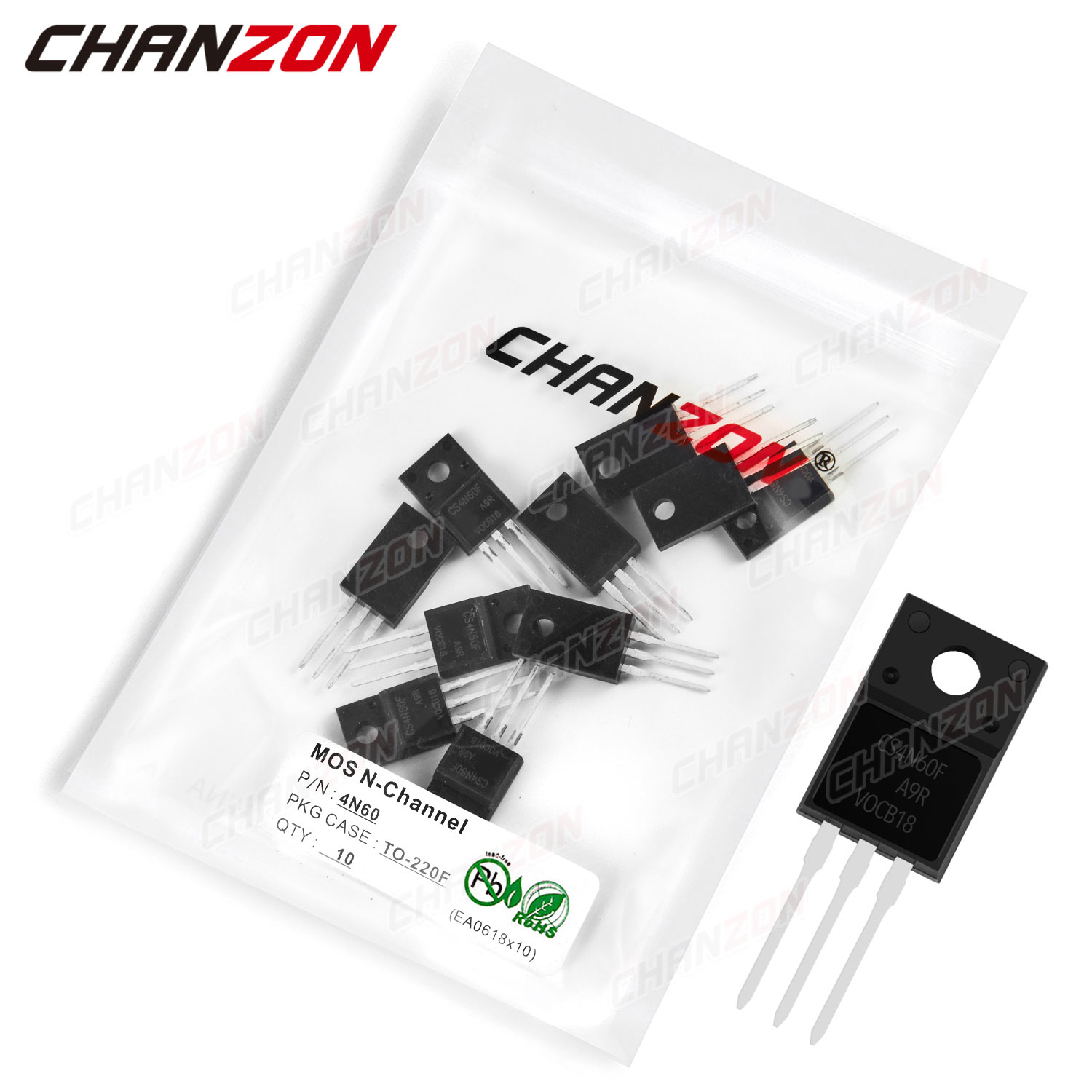 Diy Electronics Youtube Channel - 10 Chiếc 4N60 TO-220F N Kênh
