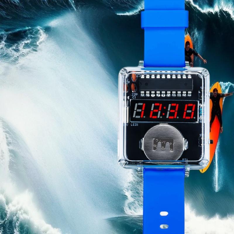 Diy Electronics Youtube - 1Set DIY Electronic Watch Kit LED