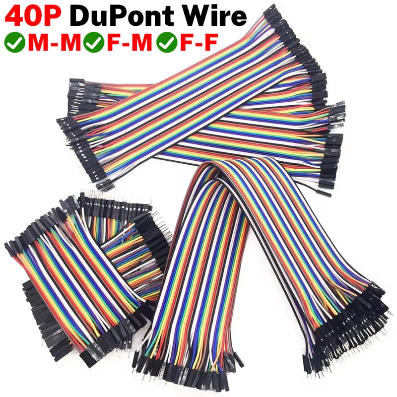 40Pin Dupont Cable Ribbon Jump - đánh giá và giá Diy Electronics Breadboard