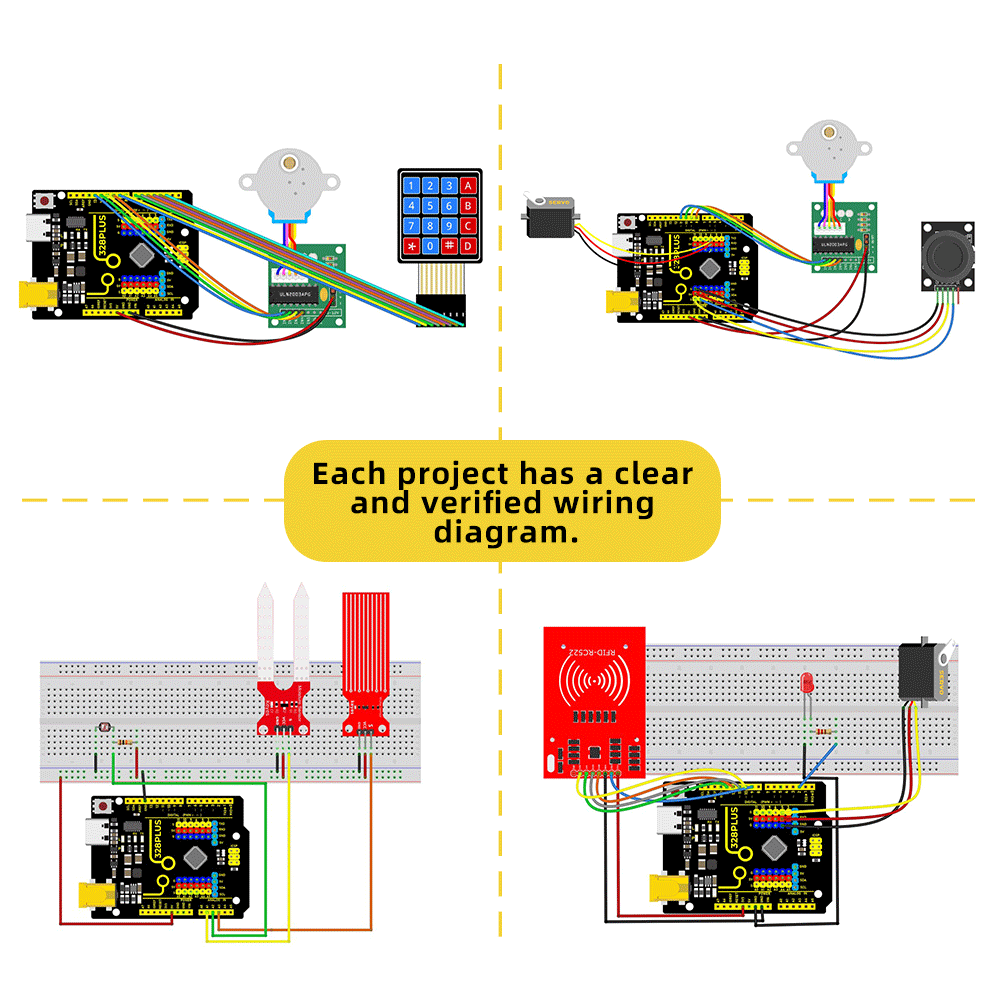 Keyestudio UNO R3 40Project Pr - đánh giá và giá Diy Electronics Online