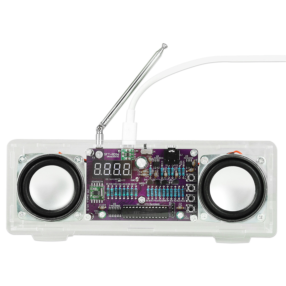 87.5MHz~108MHz FM Radio Electr - đánh giá và giá Diy Electronics Youtube Channel