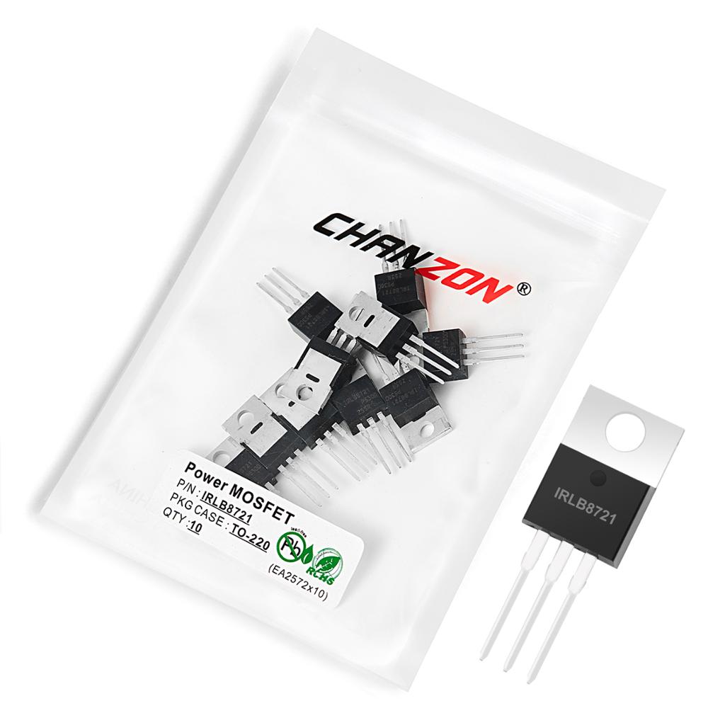 10 Chiếc IRLB8721 Đến-220 Công - đánh giá và giá Diy Electronics Youtube Channel