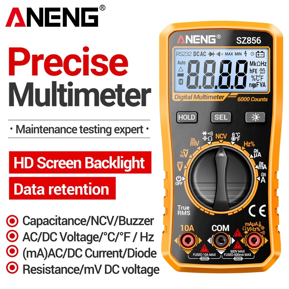 ANENG SZ856 intelligent multim - đánh giá và giá Diy Electronics Table