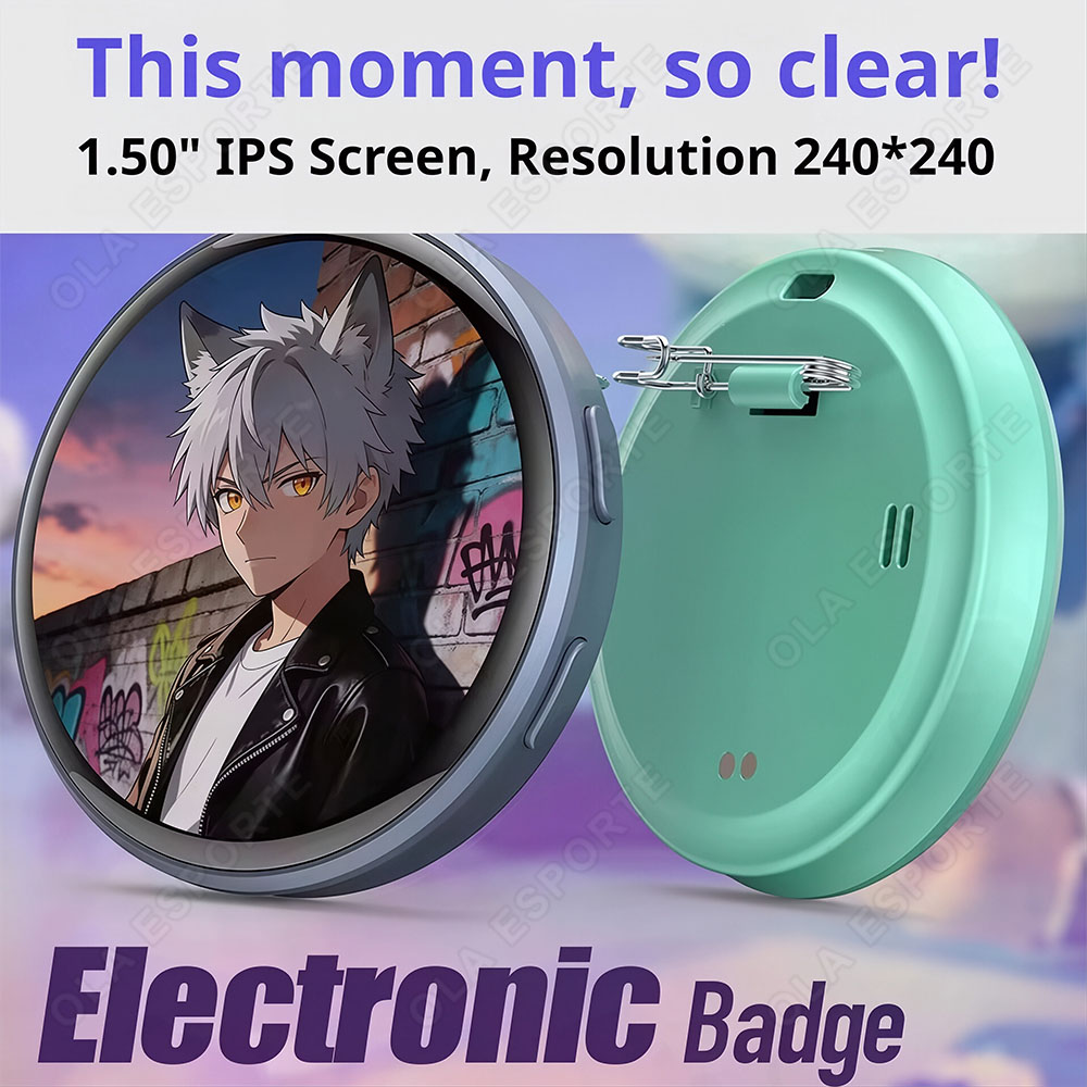 Smart Dynamic Electronic Badge - đánh giá và giá Diy Electronics Videos