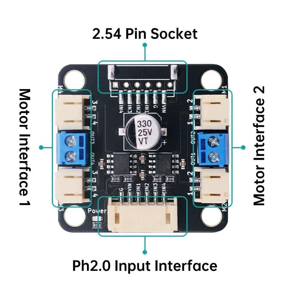 4 TT Motor and Driver Kit 4 DC - đánh giá và giá L298N Motor Driver