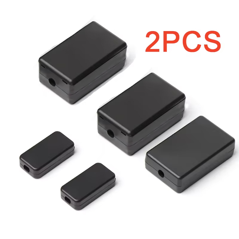 2PCS Plastic Waterproof Black  - đánh giá và giá Diy Box Electronics Mall