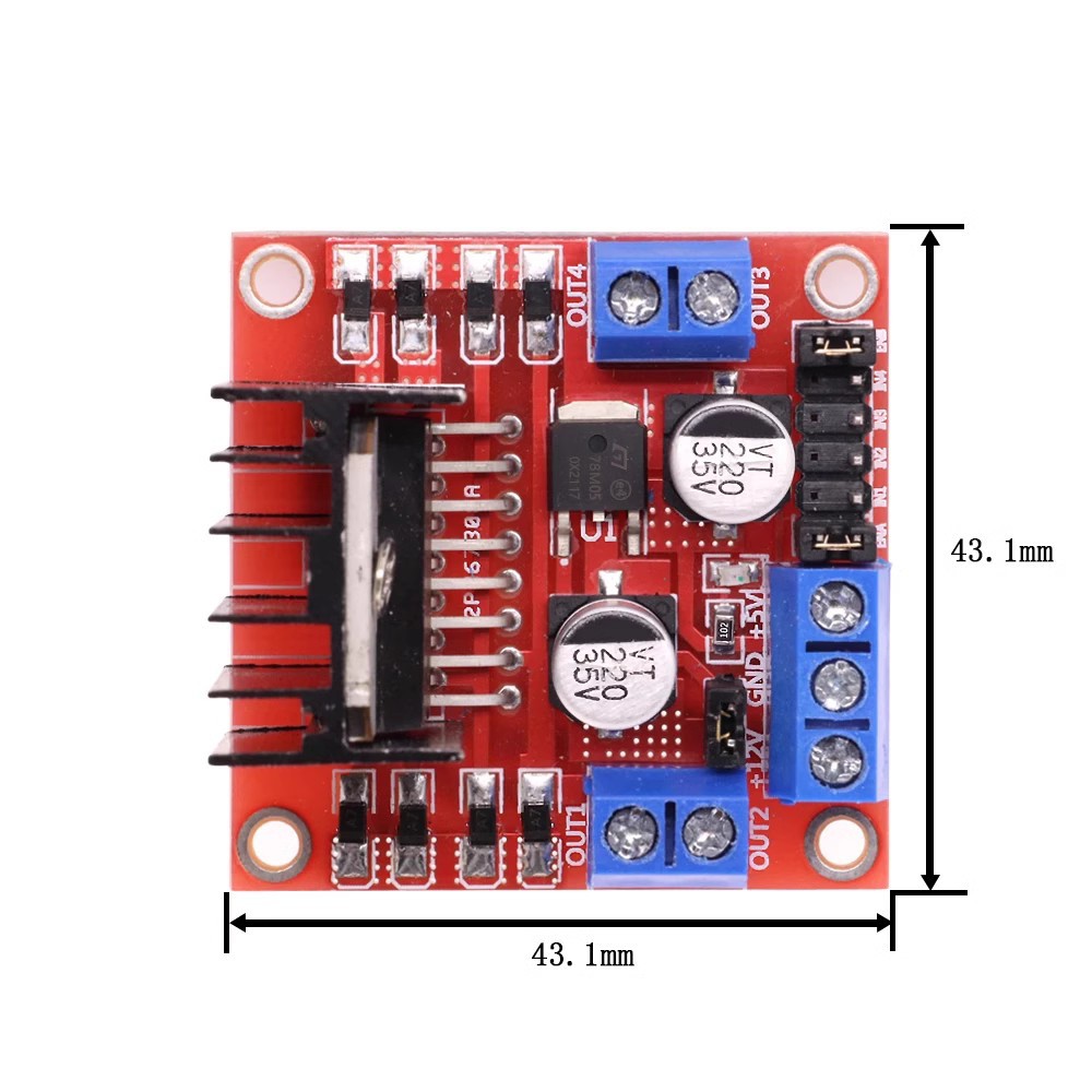 1~100Pcs L298N Dual Channel DC - đánh giá và giá L298N Motor Driver