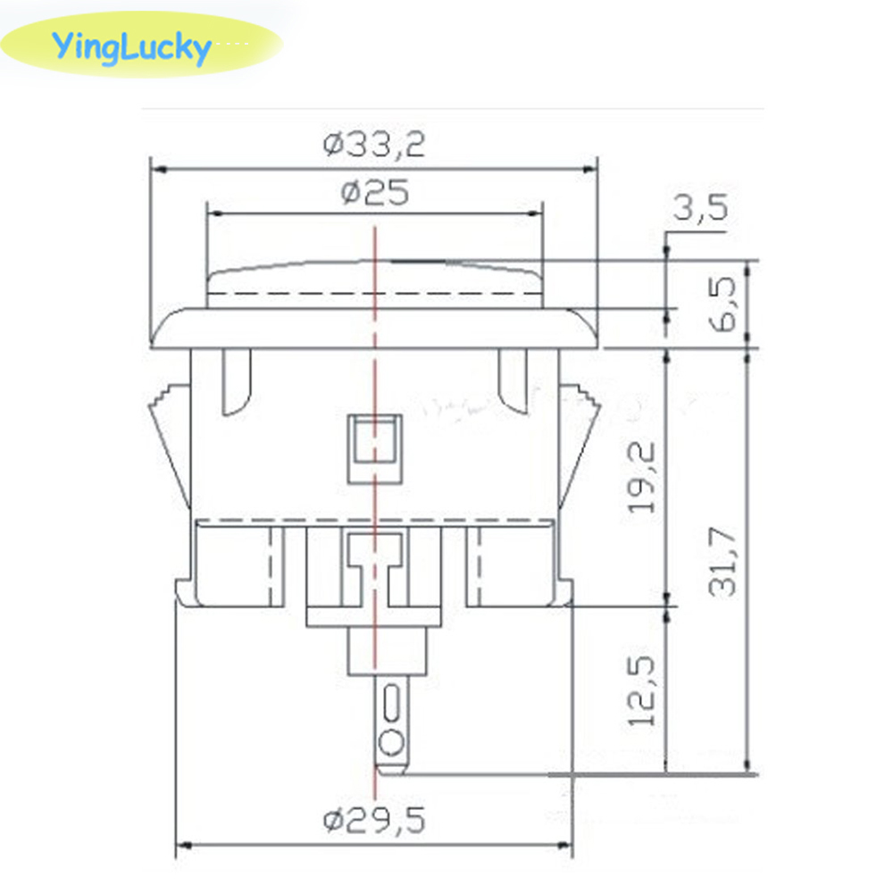 12pcs Arcade Push Button, Sanw - đánh giá và giá Diy Electronics Game