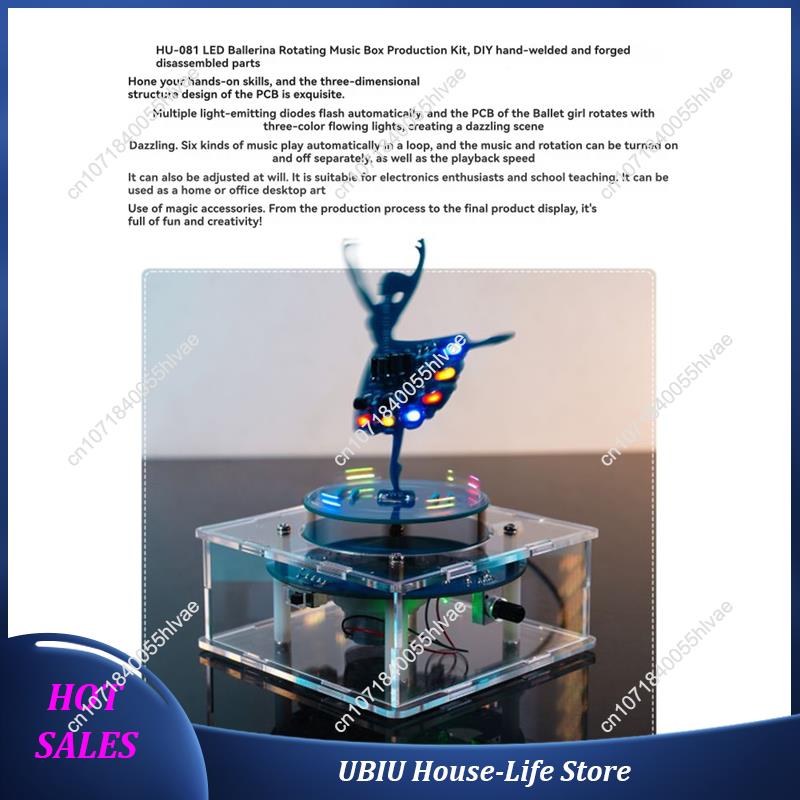 Rotating Music Box DIY Electro - đánh giá và giá Diy Electronics To Sell
