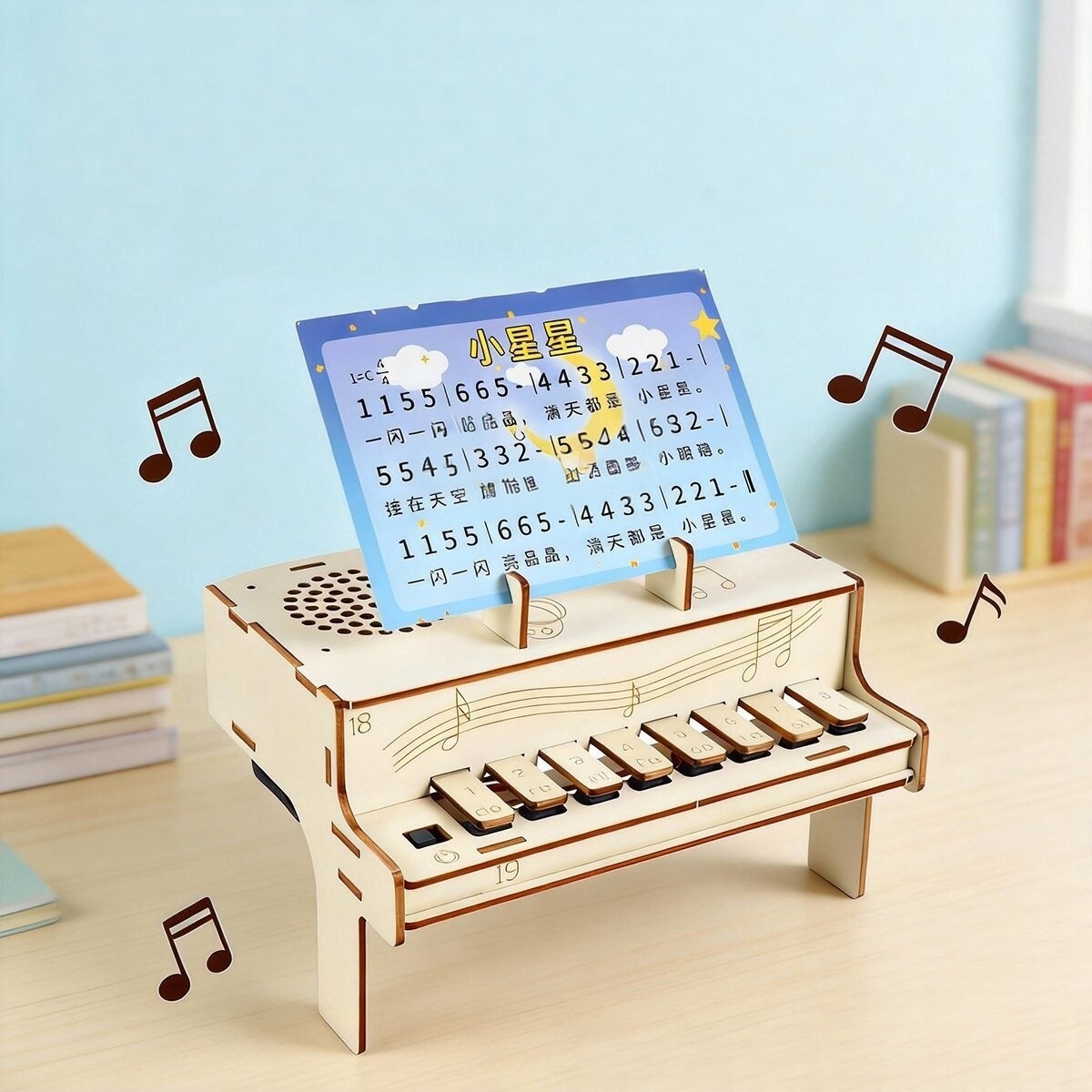 DIY Wooden Electronic Piano Mo - đánh giá và giá Diy Electronics For Kids