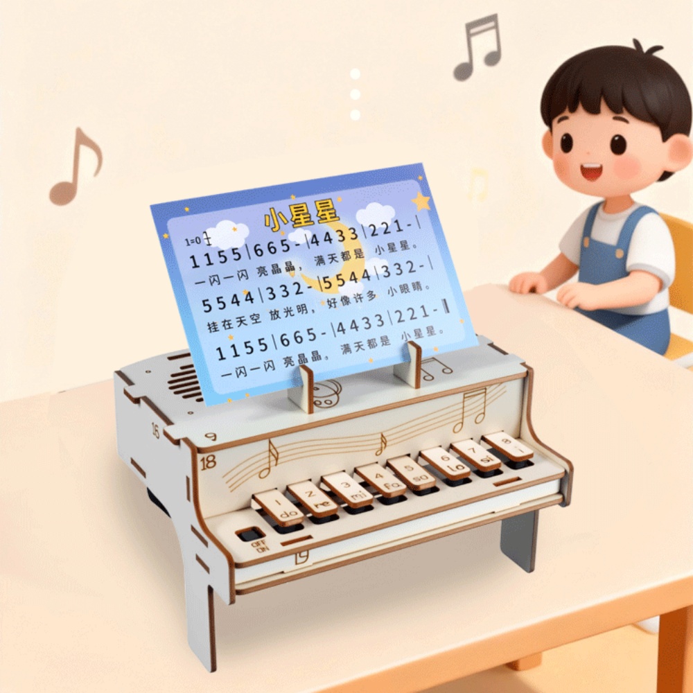 DIY Wooden Electronic Piano Mo - đánh giá và giá Diy Electronics For Kids