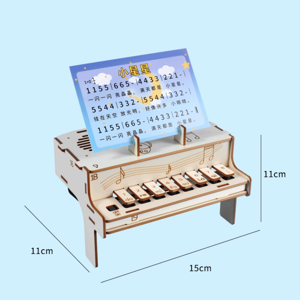 DIY Wooden Electronic Piano Mo - đánh giá và giá Diy Electronics For Kids