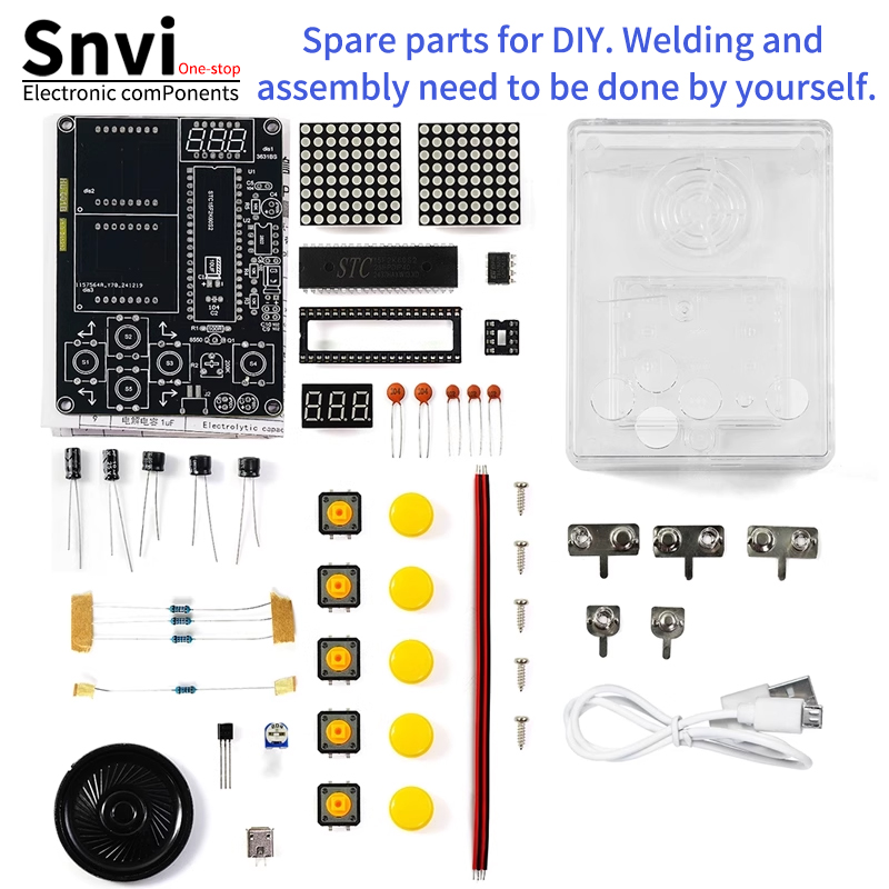 Snvi DIY Pixel Game Console Ki - đánh giá và giá Diy Box Electronics Mall