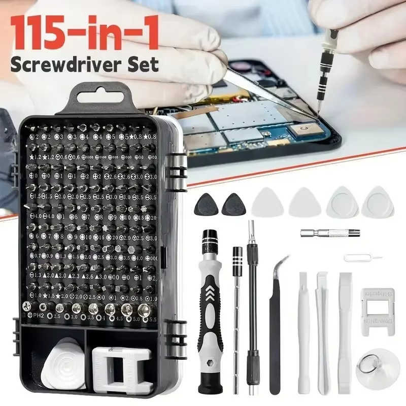 115-in-1 Precision Screwdriver - đánh giá và giá Diy Electronics Repair Kit